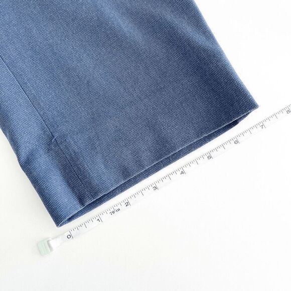 Banana Republic Womens Reegan Slim Dress Pants Slim Fit Blue Combo Size 6 - Picture 8 of 9